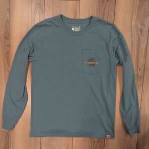 Carhartt Men's Blue Long Sleeve Shirt
